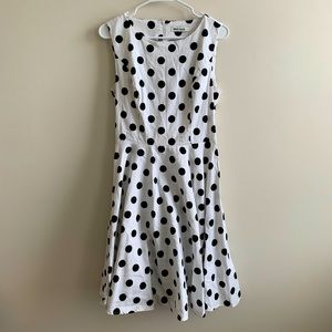 Grace Karin sleeveless polka dot dress